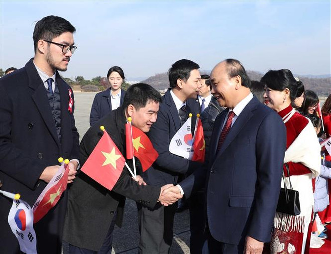越南政府总理阮春福开始对韩国进行正式访问 ảnh 4