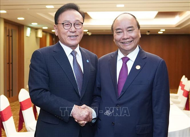 阮春福总理:越南发展潜力是韩企加大对越投资的有利条件 ảnh 2 阮春福总理:越南发展潜力是韩企加大对越投资的有利条件 ảnh 2