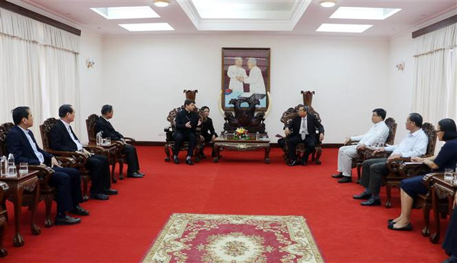 梵蒂冈驻越南非常驻代表扎莱夫斯基大主教拜访安江省领导 ảnh 2 梵蒂冈驻越南非常驻代表扎莱夫斯基大主教拜访安江省领导 ảnh 2