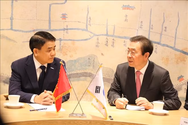 河内市代表团对韩国进行工作访问 ảnh 1