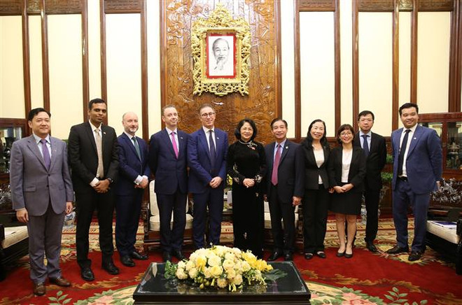 越南国家副主席会见爱尔兰全球风能与太阳能公司执行总裁 ảnh 2 越南国家副主席会见爱尔兰全球风能与太阳能公司执行总裁 ảnh 2