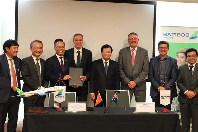 越竹航空公司促进河内-墨尔本直达航线的开通 ảnh 2 越竹航空公司促进河内-墨尔本直达航线的开通 ảnh 2