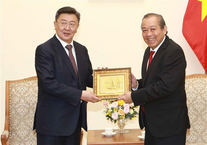 政府副总理张和平:越南一向将蒙古国视为重要伙伴 ảnh 2 政府副总理张和平:越南一向将蒙古国视为重要伙伴 ảnh 2