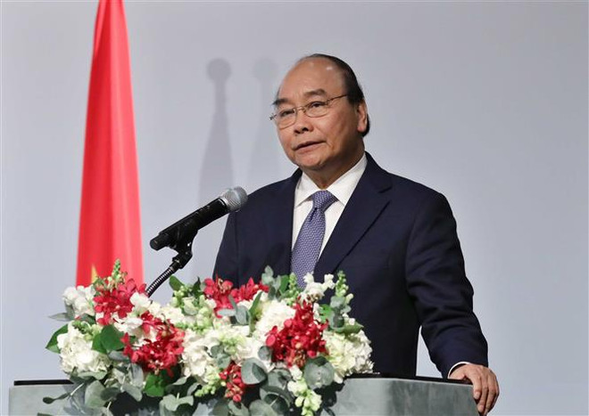 越南政府总理阮春福出席越南-韩国商务论坛 ảnh 2