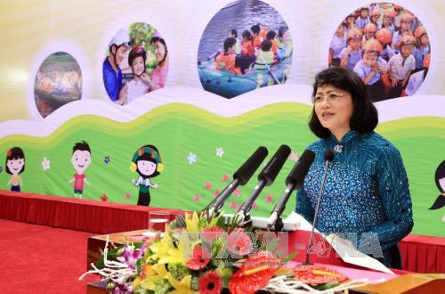 2016年国家儿童行动月在广宁省正式启动 ảnh 1 2016年国家儿童行动月在广宁省正式启动 ảnh 1