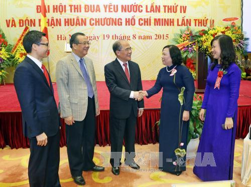 阮生雄主席出席越南劳动荣军与社会部门传统日70周年纪念典礼 ảnh 1 阮生雄主席出席越南劳动荣军与社会部门传统日70周年纪念典礼 ảnh 1
