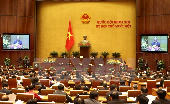 第十三届国会十一次会议:国会代表聚焦促进经济社会发展措施 ảnh 1 第十三届国会十一次会议:国会代表聚焦促进经济社会发展措施 ảnh 1