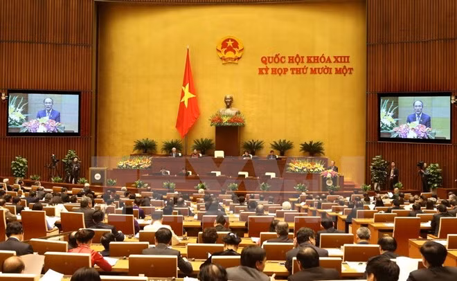 第十三届国会十一次会议：国会代表聚焦促进经济社会发展措施 ảnh 1