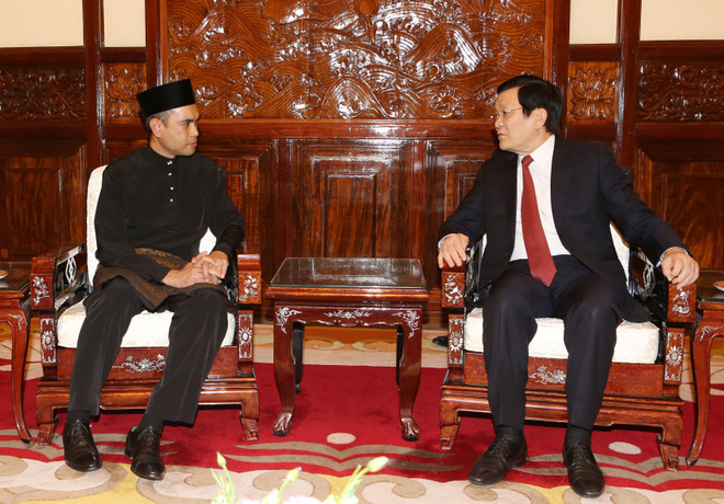 越南国家主席张晋创接受四国新任驻越大使递交国书 ảnh 4 越南国家主席张晋创接受四国新任驻越大使递交国书 ảnh 4