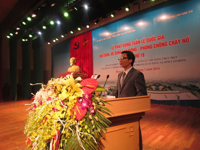 国家劳动安全卫生与防燃防爆周正式启动 ảnh 1 国家劳动安全卫生与防燃防爆周正式启动 ảnh 1