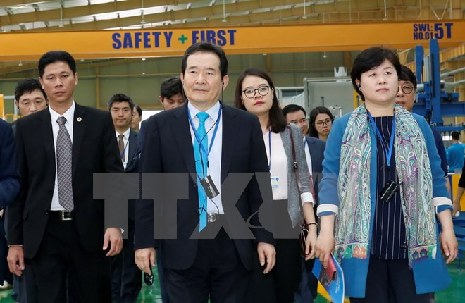 韩国国会议长丁世均圆满结束对越进行的正式访问 ảnh 1 韩国国会议长丁世均圆满结束对越进行的正式访问 ảnh 1