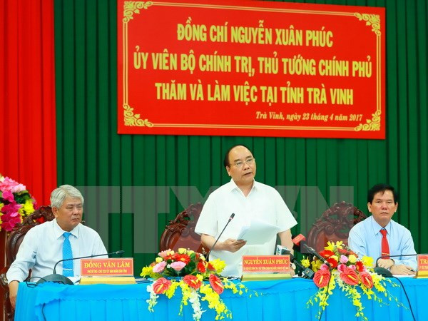 阮春福总理:茶荣省应投入发展虾类精养模式 ảnh 1 阮春福总理:茶荣省应投入发展虾类精养模式 ảnh 1