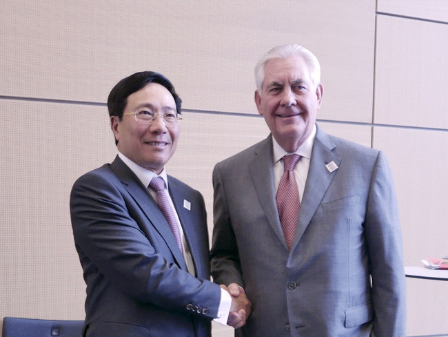 越南政府副总理兼外长范平明对美国进行正式访问 ảnh 1 越南政府副总理兼外长范平明对美国进行正式访问 ảnh 1