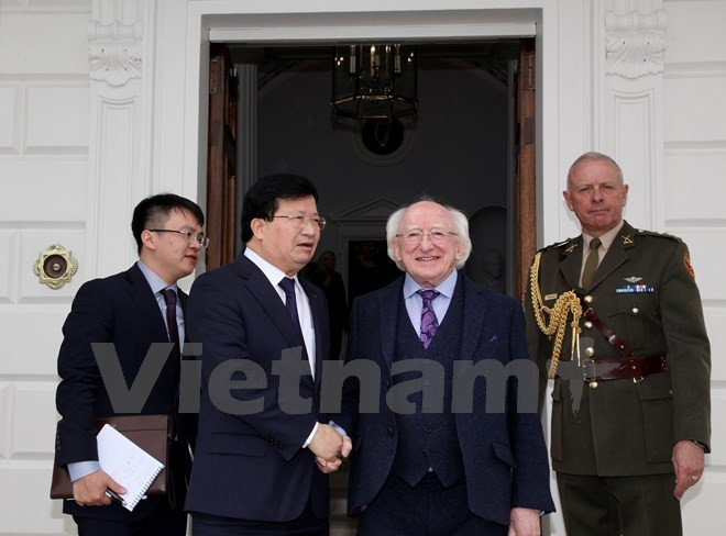 越南政府副总理郑廷勇圆满结束对爱尔兰进行的正式访问 ảnh 1 越南政府副总理郑廷勇圆满结束对爱尔兰进行的正式访问 ảnh 1