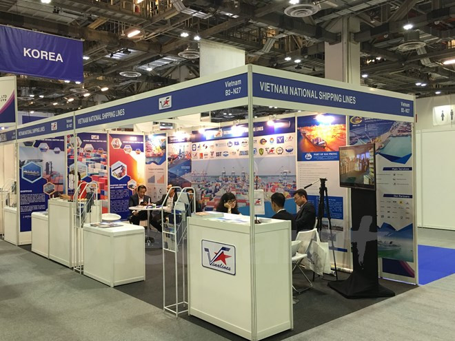 越南航海总公司参加第六届新加坡亚洲海事展 ảnh 1