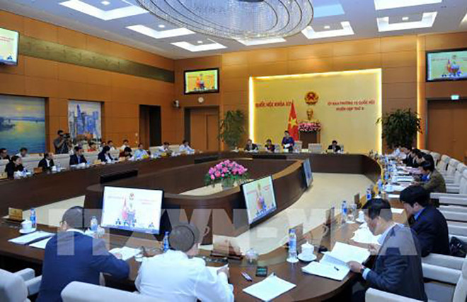 第十四届国会常委会第九次会议就政府厉行节约反对浪费工作情况报告进行讨论 ảnh 1