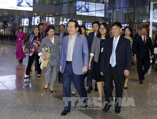韩国国会议长丁世均开始对越南进行正式访问 ảnh 1 韩国国会议长丁世均开始对越南进行正式访问 ảnh 1