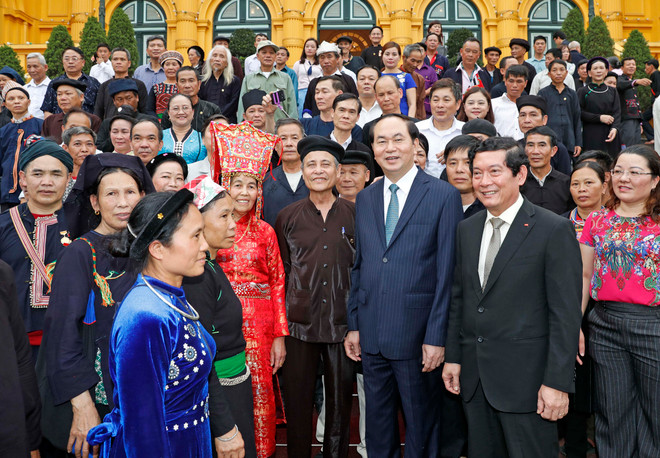国家主席陈大光:应把保护和发展民族文化遗产与促进经济社会发展相结合 ảnh 1 国家主席陈大光:应把保护和发展民族文化遗产与促进经济社会发展相结合 ảnh 1