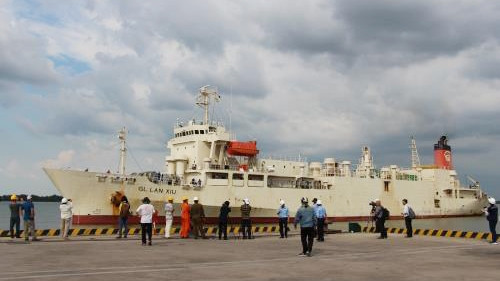 越南西贡新港迎来逾6200吨货轮 ảnh 1 越南西贡新港迎来逾6200吨货轮 ảnh 1