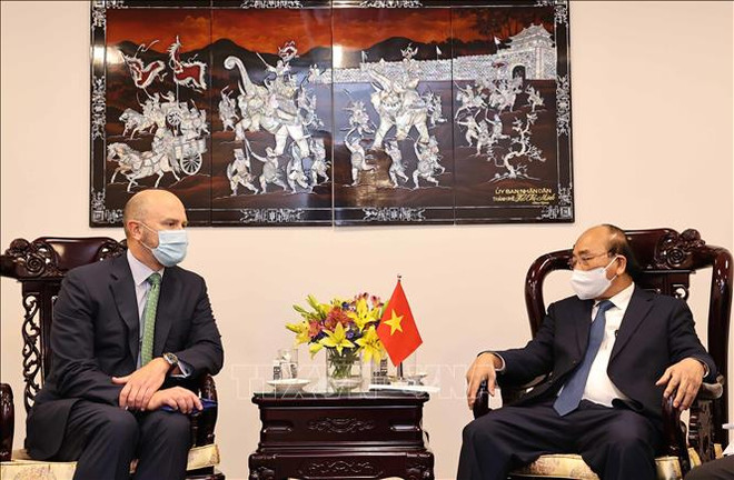 越南国家主席阮春福会见美国领先能源企业领导 ảnh 3 越南国家主席阮春福会见美国领先能源企业领导 ảnh 3