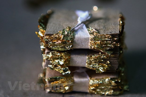 骄箕村——越南独一无二的金箔制作手工艺村 ảnh 2 骄箕村——越南独一无二的金箔制作手工艺村 ảnh 2