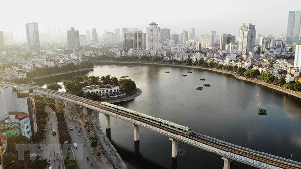 河内轻轨吉灵—河东线13列列车检测 工作完成并获检验证书 ảnh 1