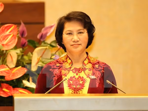 国会审议通过国家选举委员会和国防安全委员会副主席和委员提名人选名单 ảnh 1