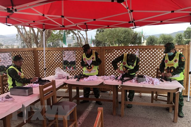 2021年国际军事比赛“忠诚朋友”项目团体射击赛:越南参赛队获得银牌 ảnh 1 2021年国际军事比赛“忠诚朋友”项目团体射击赛:越南参赛队获得银牌 ảnh 1