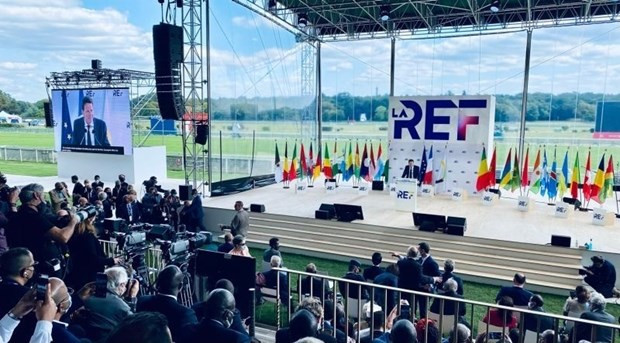 越南驻法国大使丁全胜出席法国和法语国家商人见面会 ảnh 1 越南驻法国大使丁全胜出席法国和法语国家商人见面会 ảnh 1