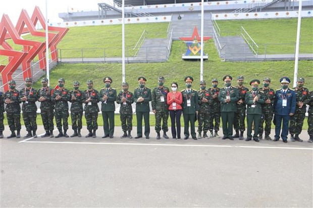 Army Games 2021:越南人民军代表团获好评 ảnh 2 Army Games 2021:越南人民军代表团获好评 ảnh 2