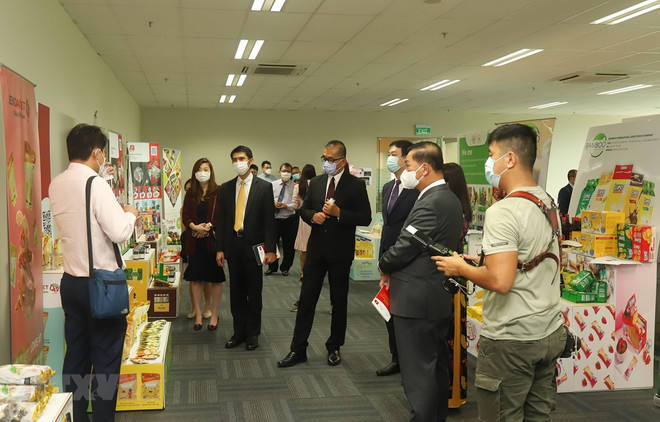 2021年越南国家品牌周亮相新加坡 ảnh 1