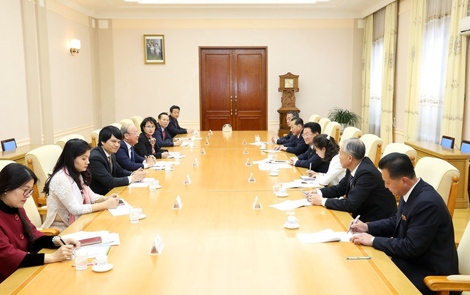 越共中央宣教部副部长武文方对朝鲜进行访问 ảnh 3 越共中央宣教部副部长武文方对朝鲜进行访问 ảnh 3