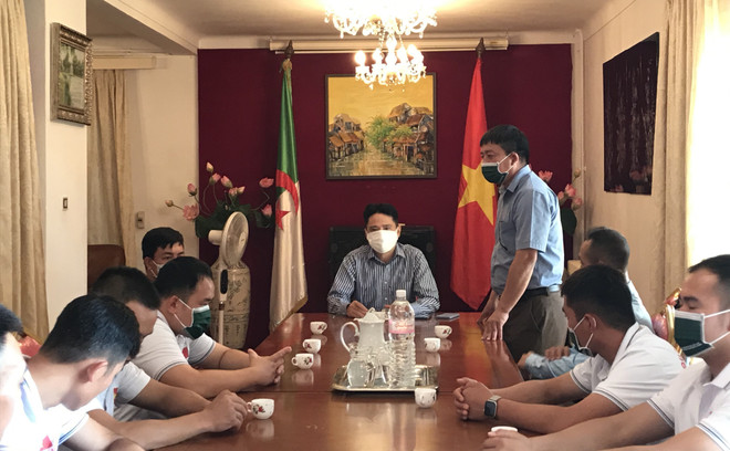 越南队已准备好参加在阿尔及利亚举行的2021年国际军事比赛 ảnh 1 越南队已准备好参加在阿尔及利亚举行的2021年国际军事比赛 ảnh 1