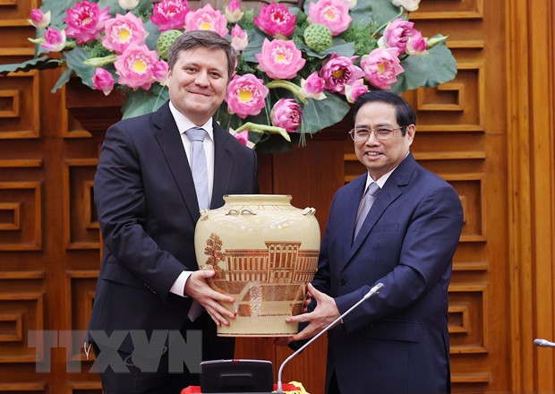 政府总理范明政会见波兰驻越大使格维尔 ảnh 1