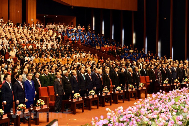 组图:胡志明主席诞辰130周年庆典在河内隆重举行 ảnh 8 组图:胡志明主席诞辰130周年庆典在河内隆重举行 ảnh 8