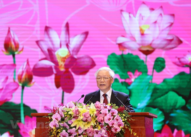 组图:胡志明主席诞辰130周年庆典在河内隆重举行 ảnh 11 组图:胡志明主席诞辰130周年庆典在河内隆重举行 ảnh 11