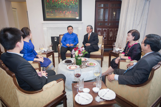 越南驻外大使馆纷纷举行国庆招待会 热烈 庆祝国庆72周年 ảnh 6