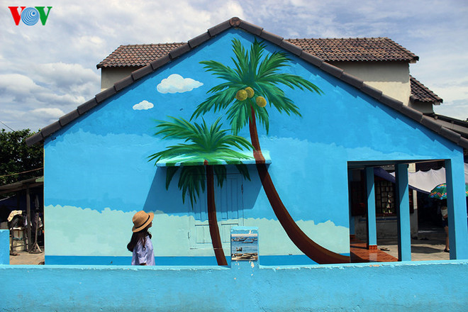 造访广南省三歧市的社区艺术村 ảnh 1