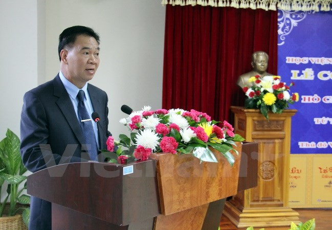 《胡志明全集》老挝语版第一集首发仪式在老挝举行 ảnh 2