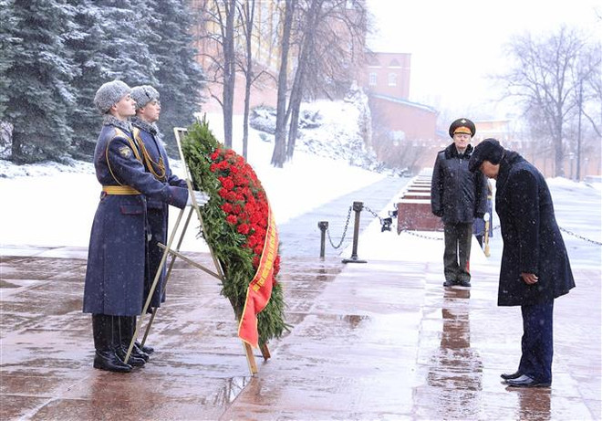 越南国家主席阮春福会见俄罗斯国家杜马主席沃洛金 ảnh 2