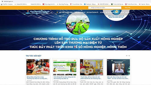 用于支持农业生产活动的电子门户网站正式开通 ảnh 1 用于支持农业生产活动的电子门户网站正式开通 ảnh 1