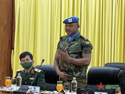 联合国检查维和工兵队的部署情况 ảnh 2 联合国检查维和工兵队的部署情况 ảnh 2