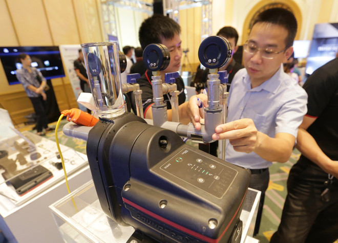 丹麦水泵产品展览会在河内市开幕 ảnh 3