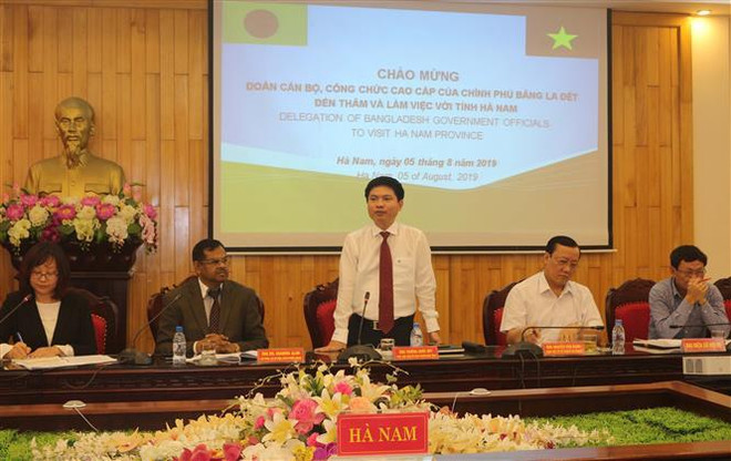孟加拉国高级干部代表团了解越南河南省投资促进工作的经验 ảnh 3 孟加拉国高级干部代表团了解越南河南省投资促进工作的经验 ảnh 3