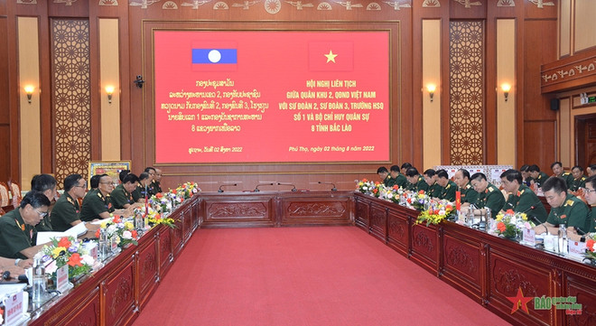 加强第二军区与老挝北部各单位的合作 ảnh 1