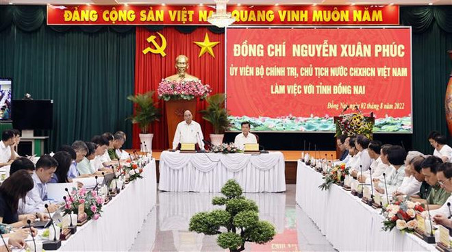国家主席阮春福:同奈省需要寻找新的增长动力和增长模式 ảnh 1 国家主席阮春福:同奈省需要寻找新的增长动力和增长模式 ảnh 1
