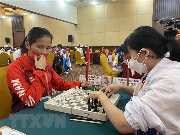 2022年东南亚残疾人运动会:越南国际象棋队以10枚金牌的成绩位居榜首 ảnh 1 2022年东南亚残疾人运动会:越南国际象棋队以10枚金牌的成绩位居榜首 ảnh 1