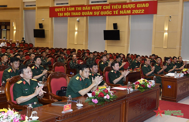 参加2022年国际军事比赛的“战术射手”队和“事故区”队正式出征 ảnh 2 参加2022年国际军事比赛的“战术射手”队和“事故区”队正式出征 ảnh 2