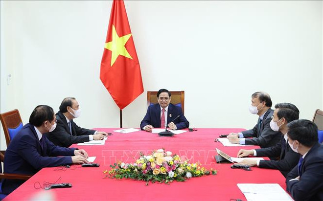 政府总理范明政与智利总统塞巴斯蒂安·皮涅拉通电话 ảnh 2