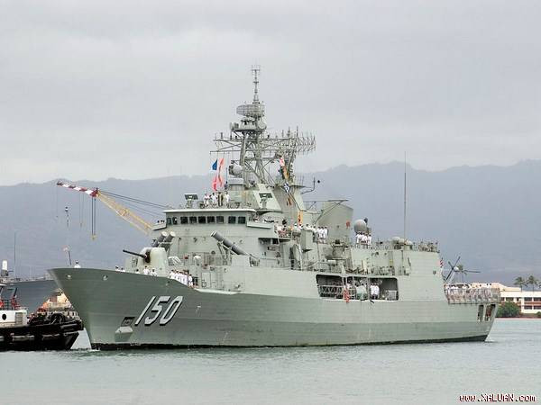 澳洲海军纽澳军团级巡防舰访问越南 ảnh 1 澳洲海军纽澳军团级巡防舰访问越南 ảnh 1